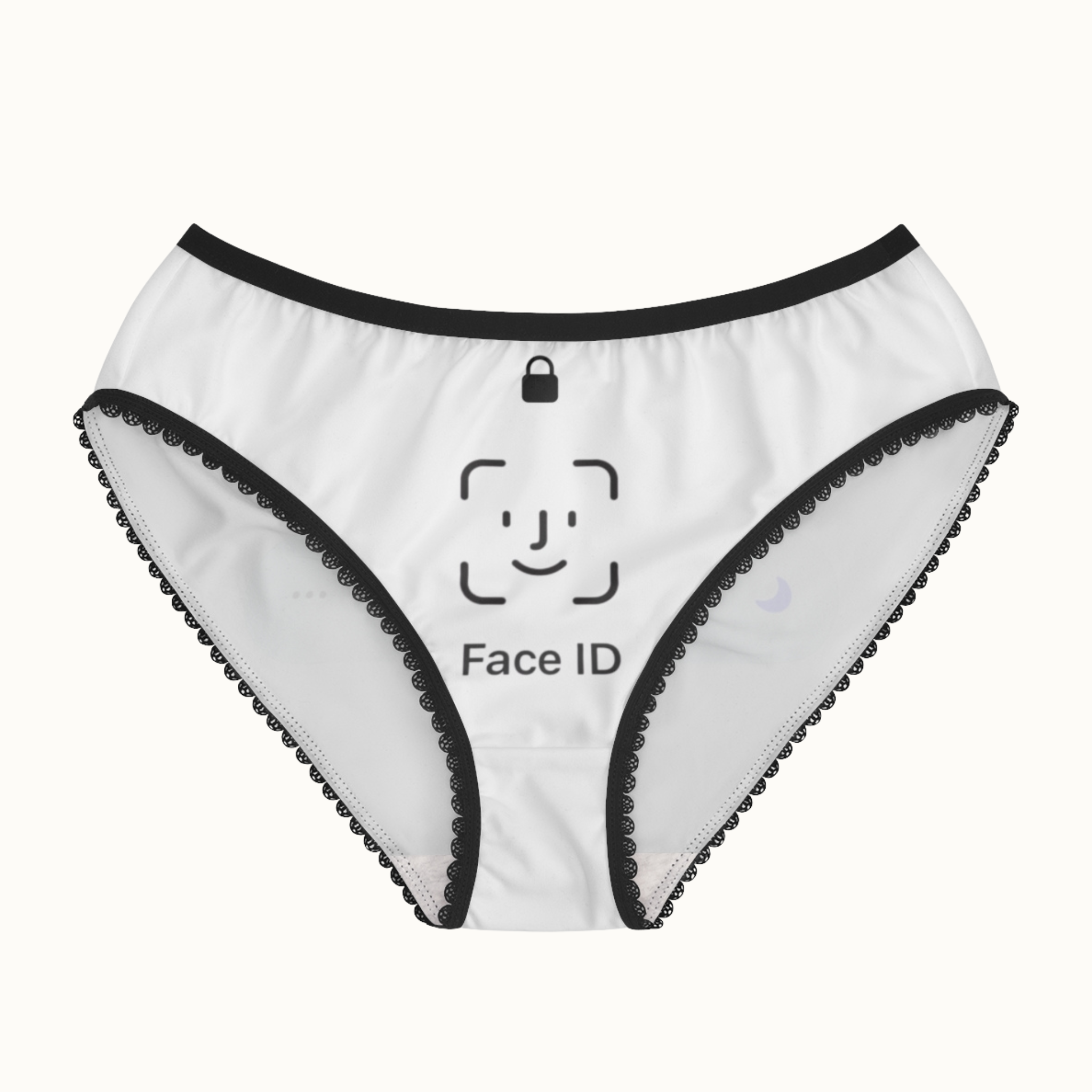 Face ID Women's Briefs — Funny Tech Novelty Underwear