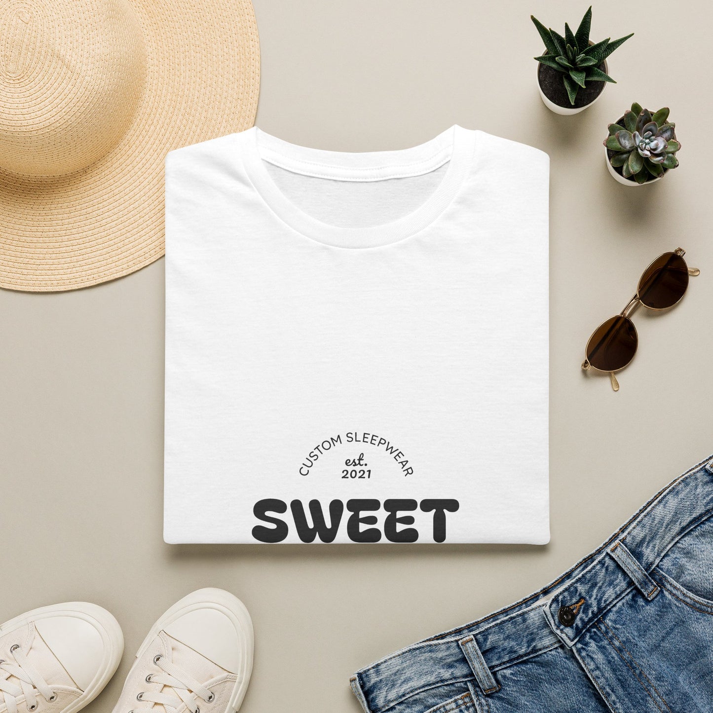 Sweet Dreams T-Shirt — Cozy Vintage-Inspired Sleepwear Tee