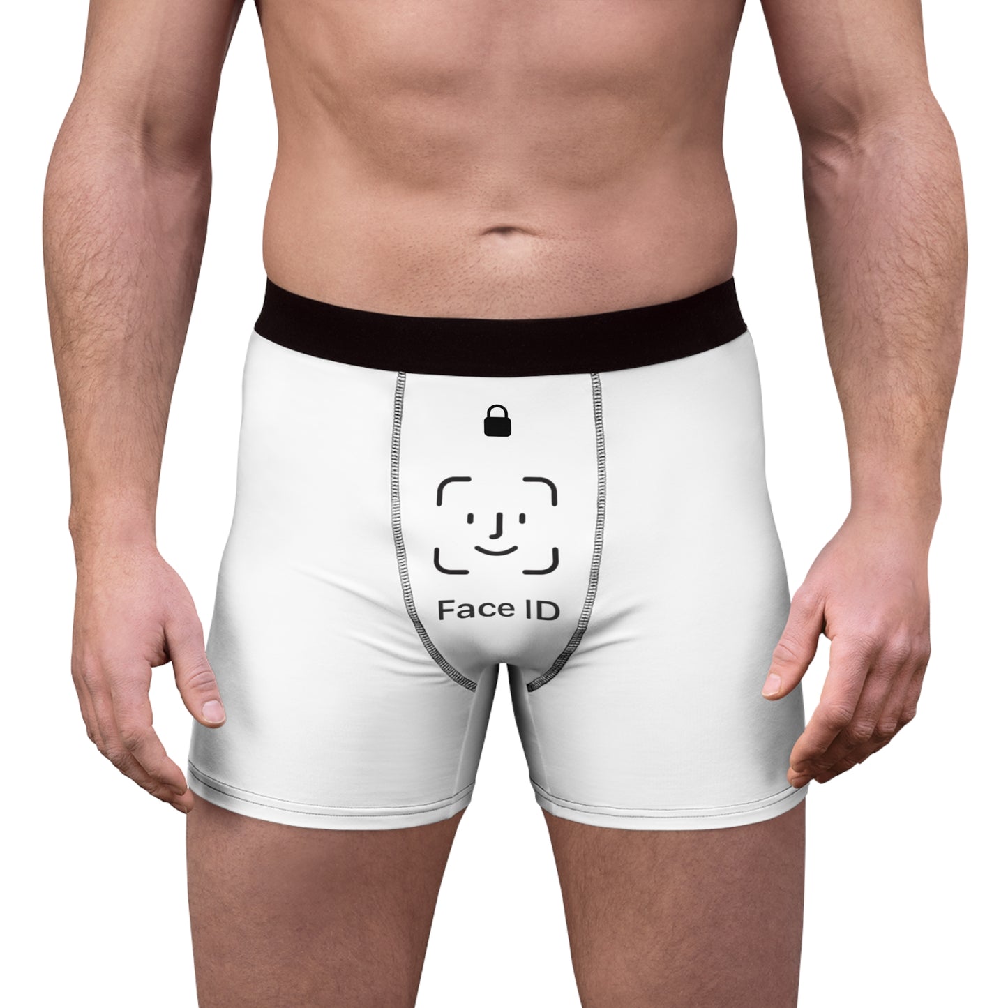 Face ID 'Session Started' Boxer Briefs — Funny Tech Graphic Men's Underwear