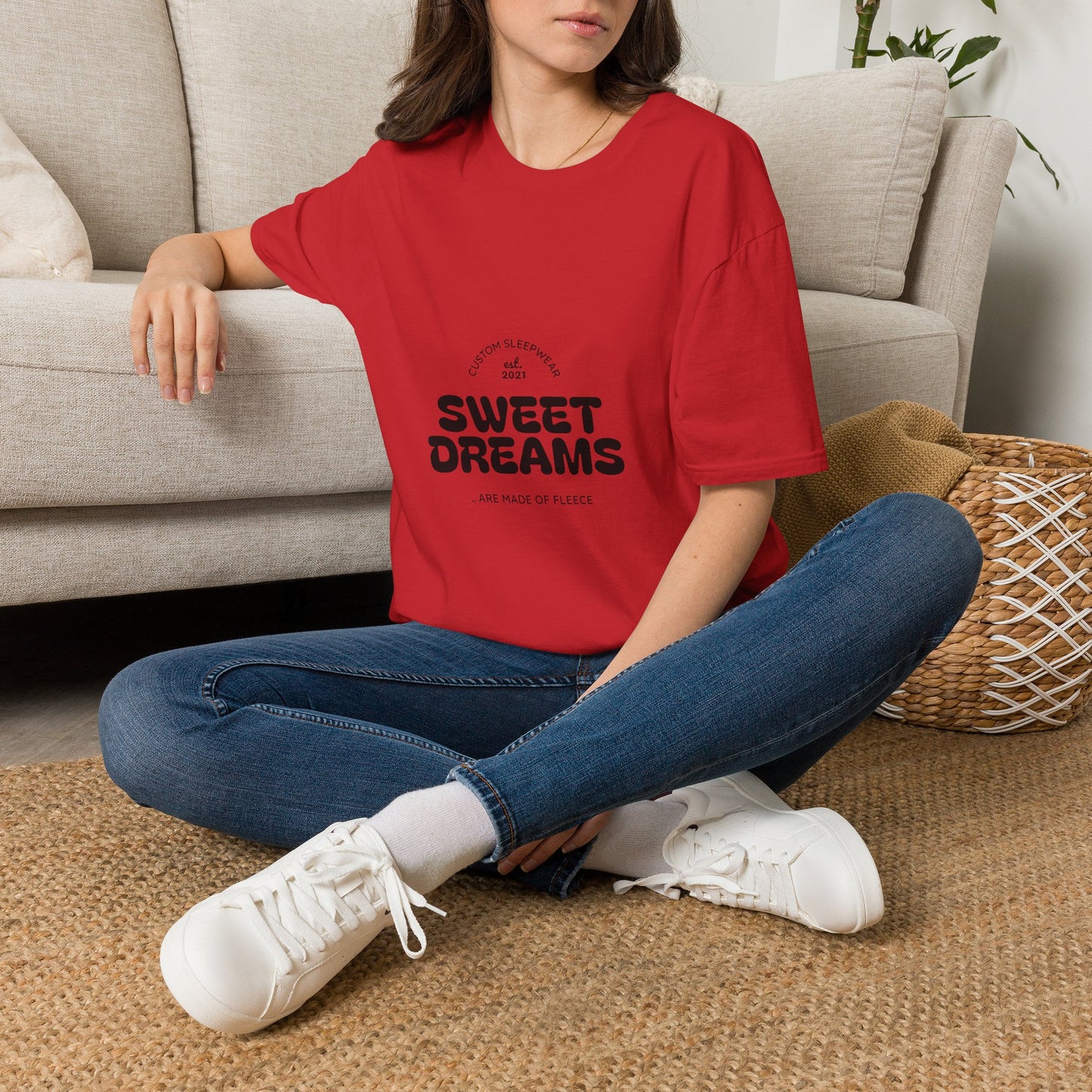 Sweet Dreams T-Shirt — Cozy Vintage-Inspired Sleepwear Tee