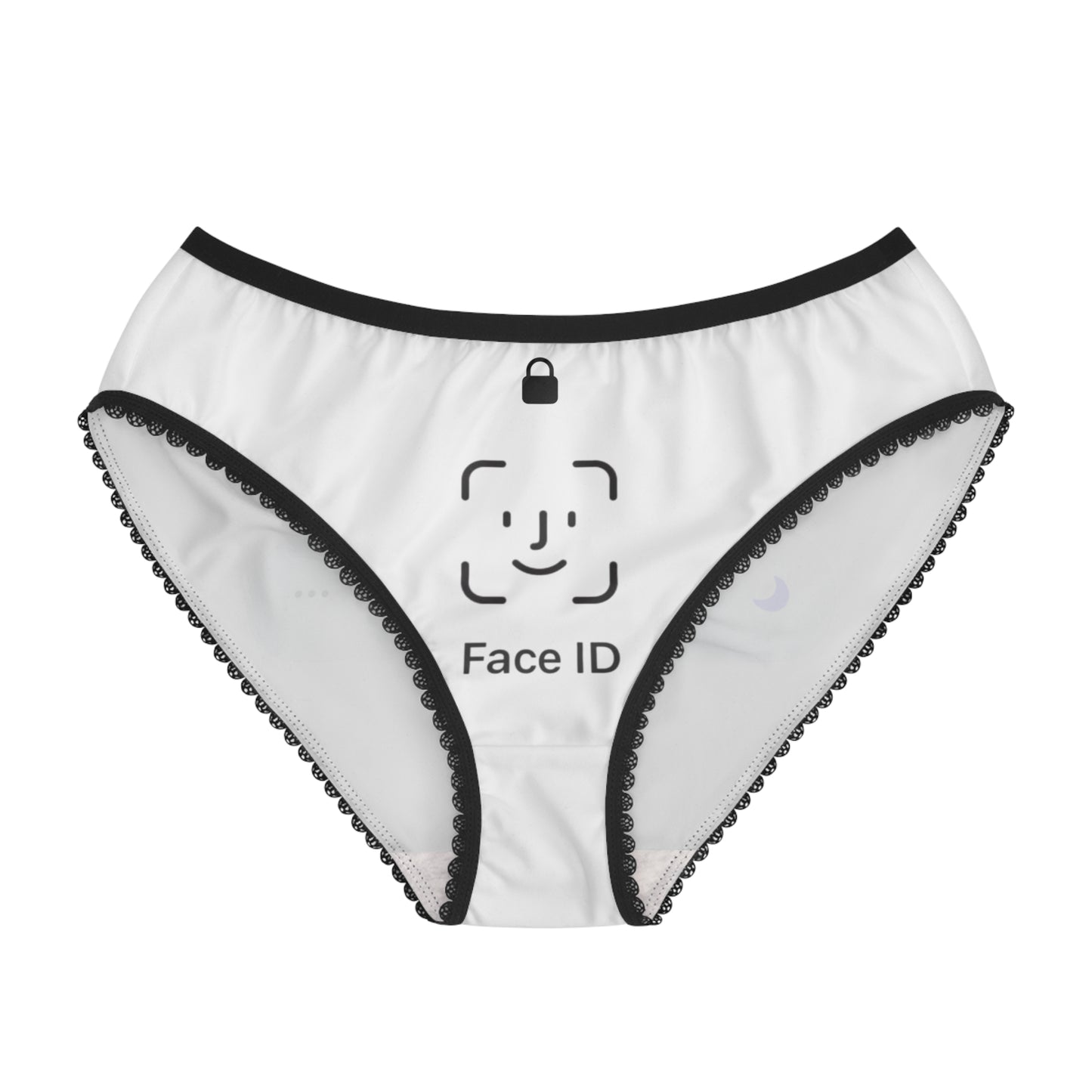 Face ID Women's Briefs — Funny Tech Novelty Underwear