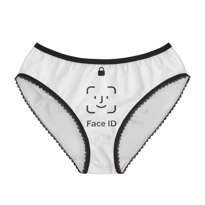Face ID Women's Briefs — Funny Tech Novelty Underwear